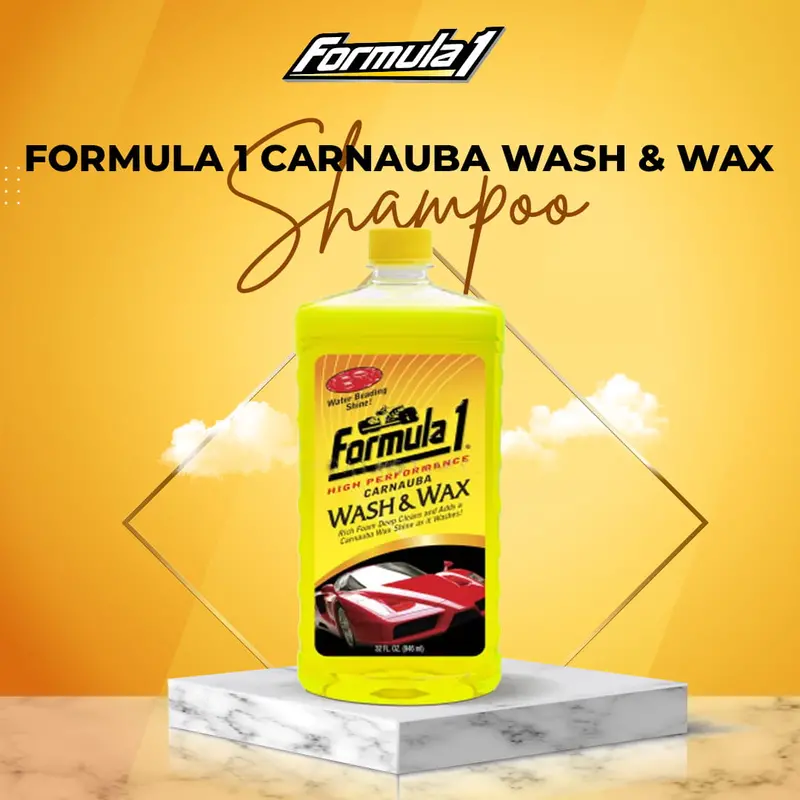 Formula 1 Carnauba Wash & Wax - 946 Ml - Car Shampoo Cleaning Agent 1