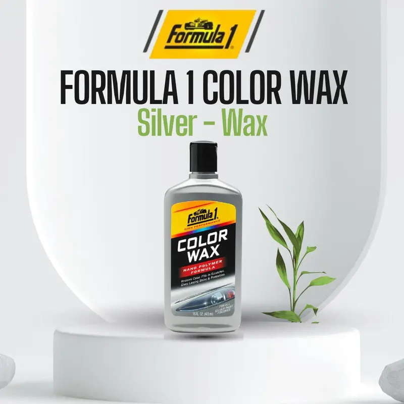 Formula 1 Color Wax - Silver - Polish Paint Care Coloring Agent Stain Wax 1