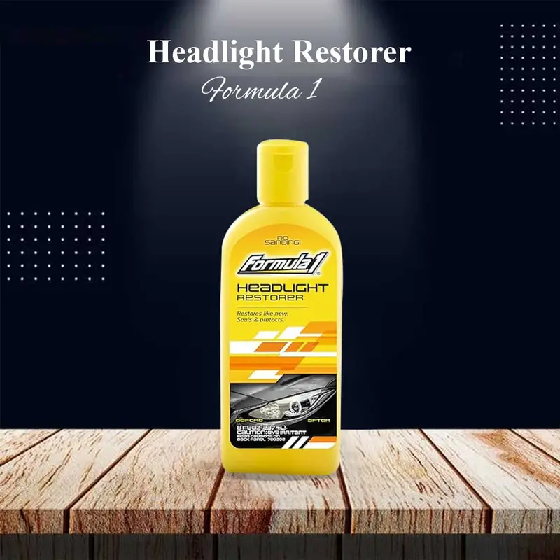 Formula 1 Headlight Restorer - Restore Clarity And Safety In Minutes 1