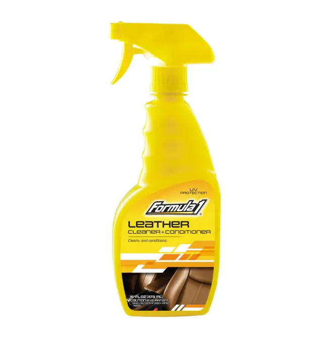 Formula 1 Liquid Leather Cleaner And Conditioner Spray 473 Ml - Leather Cleaning Polish Wax 2