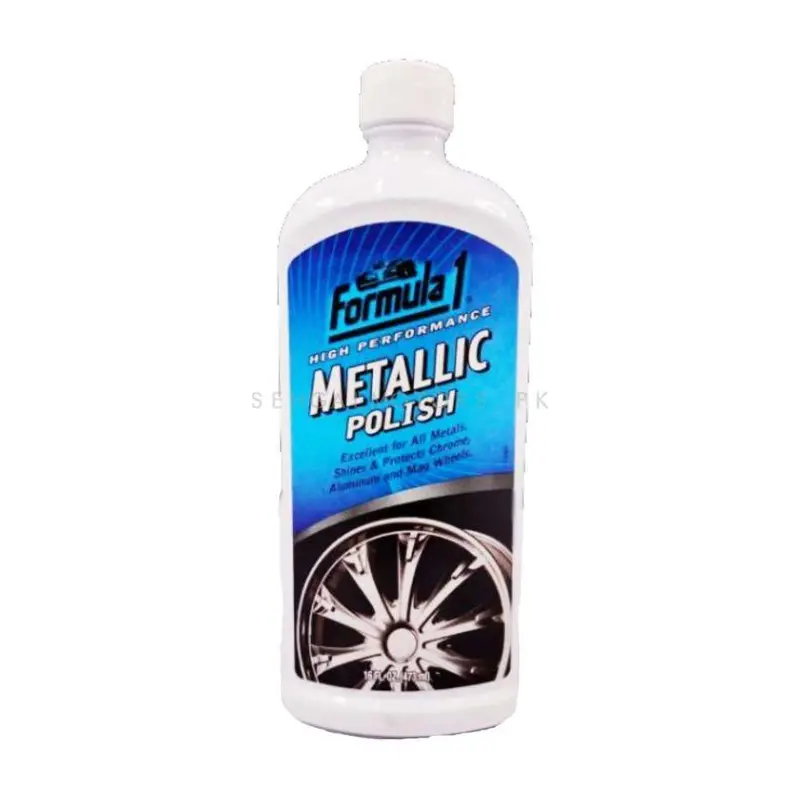 Formula 1 Metallic Car Polish - 16 Oz - Liquid Metal Wax | Metal Polish | Chrome Polish | Metal Shine Look 2