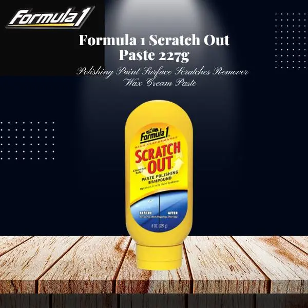 Formula 1 Scratch Out Paste 227G - Polishing Paint Surface Scratches Remover Wax Cream Paste 1