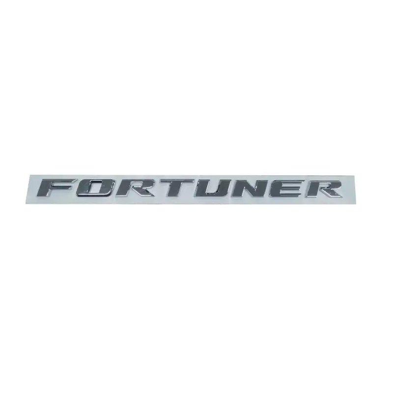 Fortuner Metal Alphabet Bonnet Logo - Chrome 2