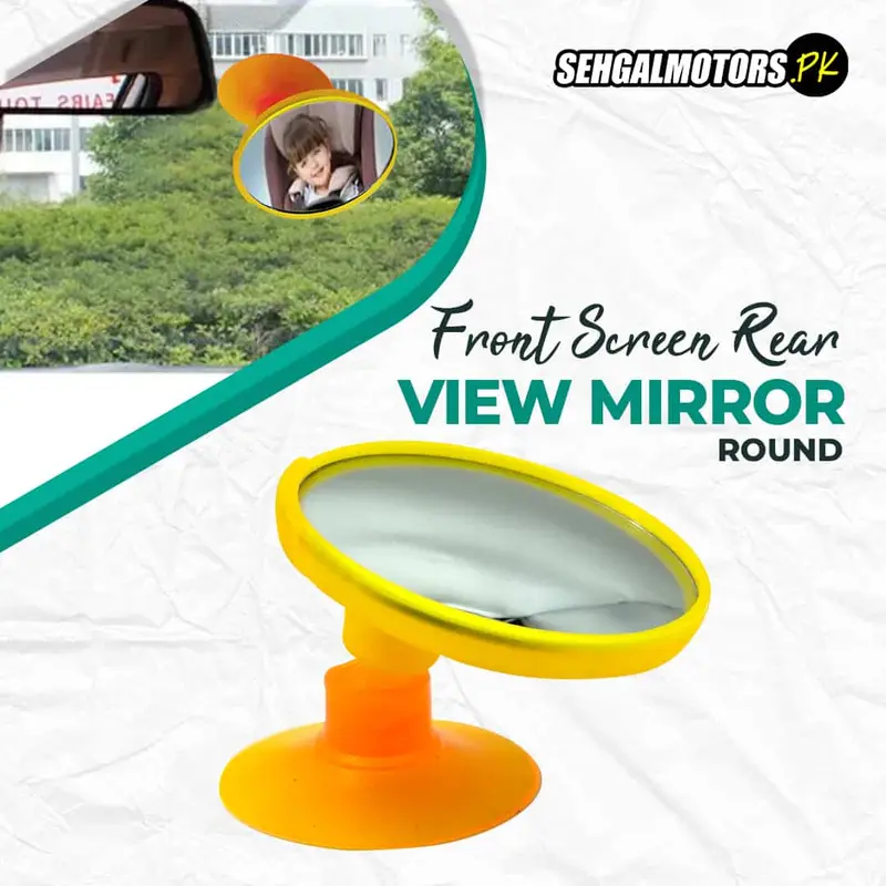 Front Screen Rear View Mirror - Round 1