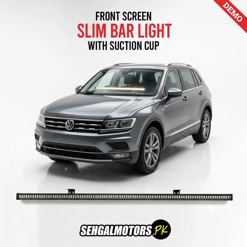 Front Screen Slim Bar Light With Suction Cup 1