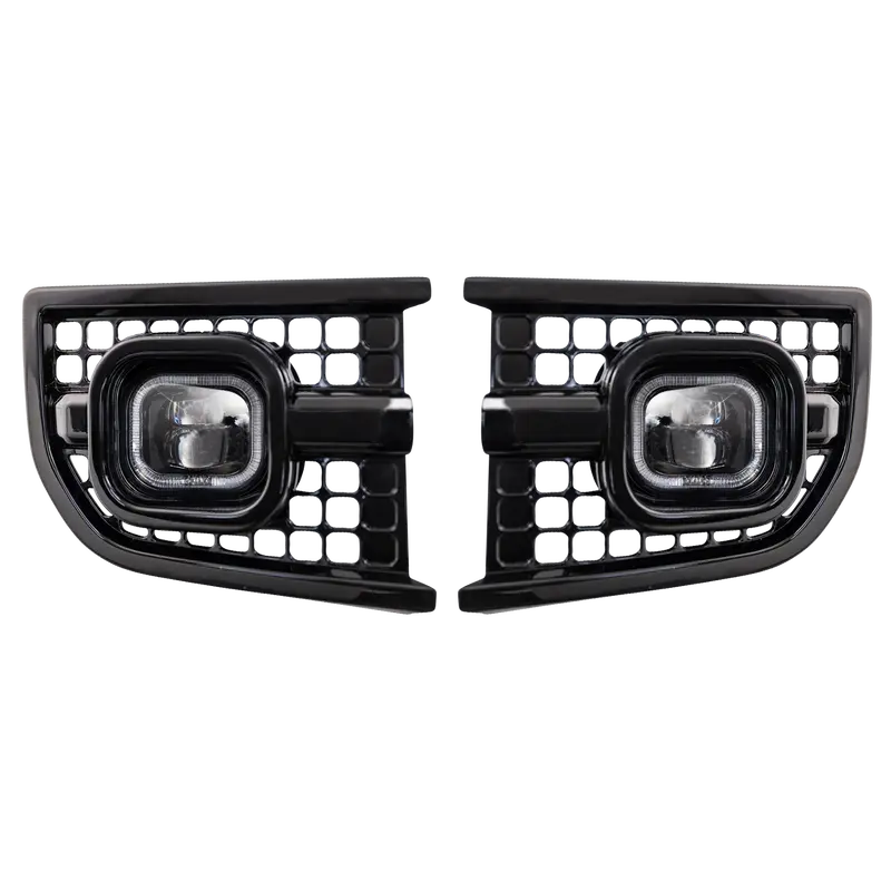Front Square Drl Intakes - High Power Led For New Defender (Pair) 1