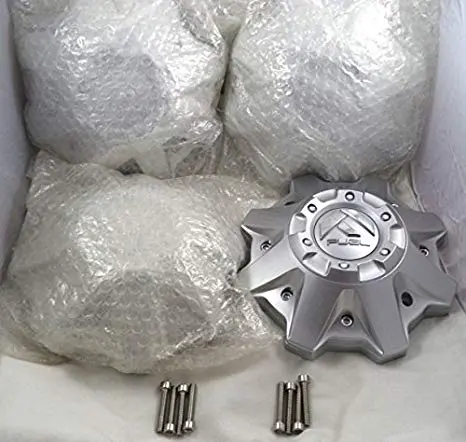 Fuel 8 Lug Silver Wheel Center Caps Set Of Four (4) 1002-53V M-447 1002-53 2