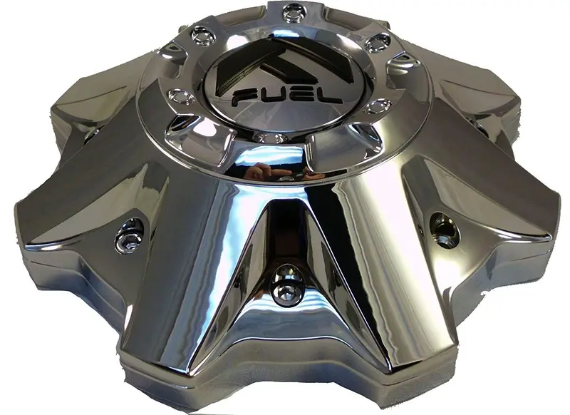 Fuel Chrome Custom Wheel Center Caps Set Of Two (2) 1002-53B M-447 8-Lug 1