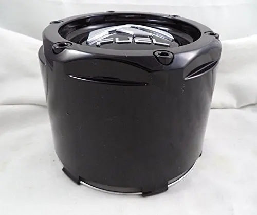 Fuel Gloss Black Rivets Custom Wheel Center Caps Set Of One (1) 1003-50B 2