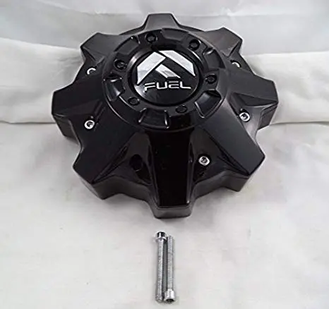 Fuel Gloss Black Wheel Center Cap (1) 1002-49B, M-447, 1002-53B-1 2
