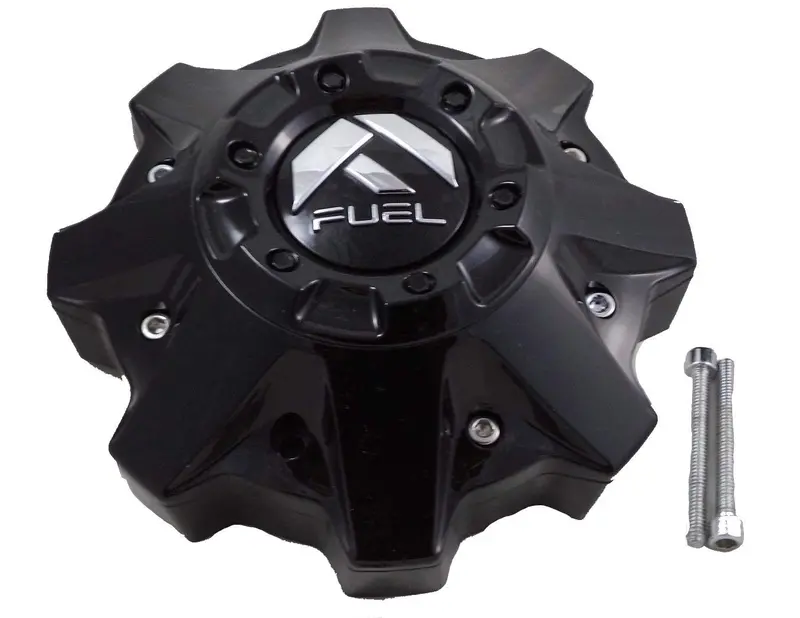 Fuel Gloss Black Wheel Center Cap Set Of Four (4) 1002-49, M-447, 1002-53B-1 1