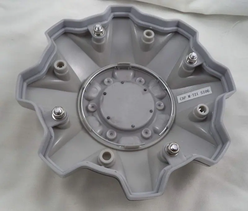 Fuel Gray Wheel Center Caps Set Of One (1) 1002-53V M-447 8-Lug 1002-53 2