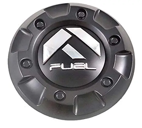 Fuel Matte Black Wheel Center Caps Set Of Four (4) M-447, 1001-58 1