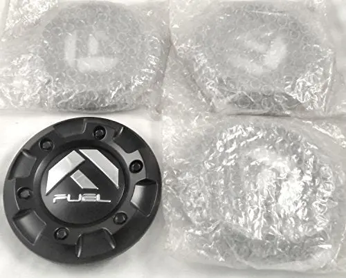 Fuel Matte Black Wheel Center Caps Set Of Four (4) M-447, 1001-58 2