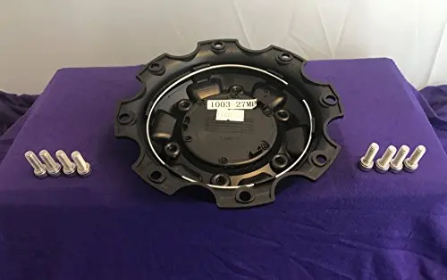 Fuel Matte Black Wheel Center Caps Set Of One (1) 1003-27Mb 2
