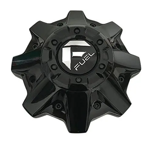 Fuel Offroad 1002-53Gbr Cap M-698 Gloss Black Wheel Center Cap With Black Rivets 1