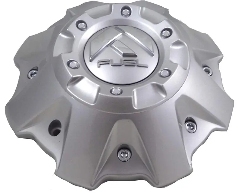 Fuel Silver Wheel Center Caps Set Of Four (4) 1001-63 M-447 6-Lug 1