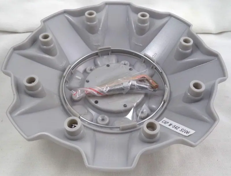 Fuel Silver Wheel Center Caps Set Of Four (4) 1001-63 M-447 6-Lug 2