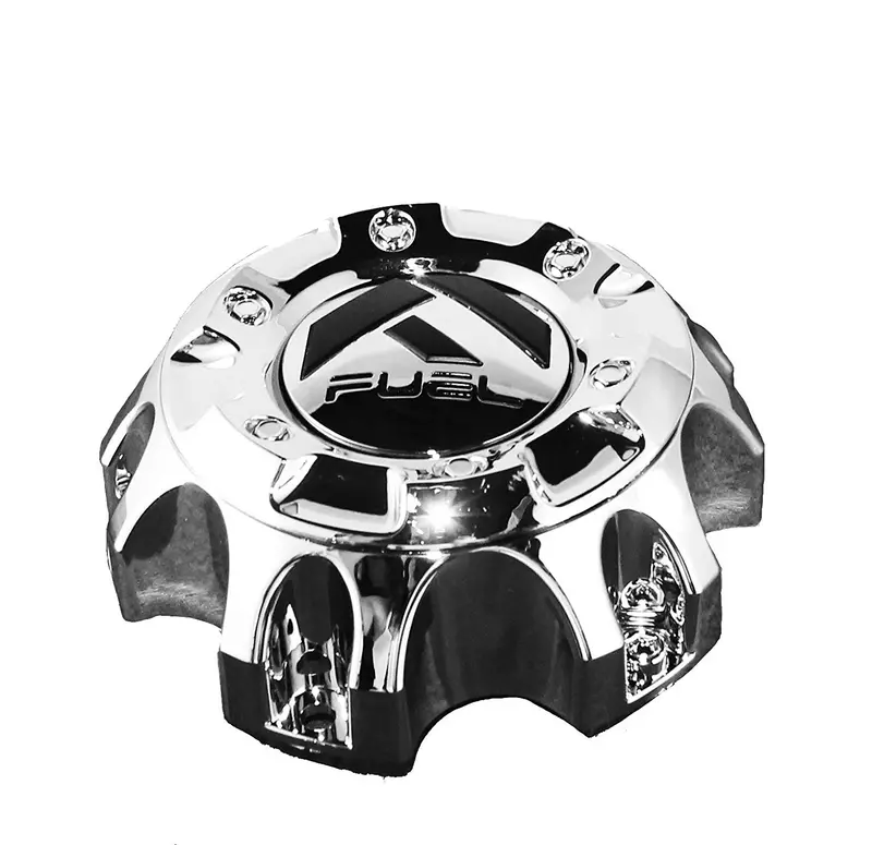 Fuel Wheels 6 Lug Custom Center Cap Chrome (Set Of 2) # 1001-58 1001-65 Cap M-447 St-Mq804-150 1
