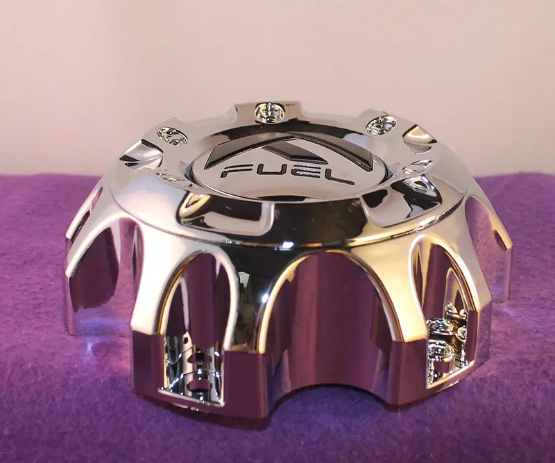 Fuel Wheels 6 Lug Custom Center Cap Chrome (Set Of 2) # 1001-58 1001-65 Cap M-447 St-Mq804-150 2