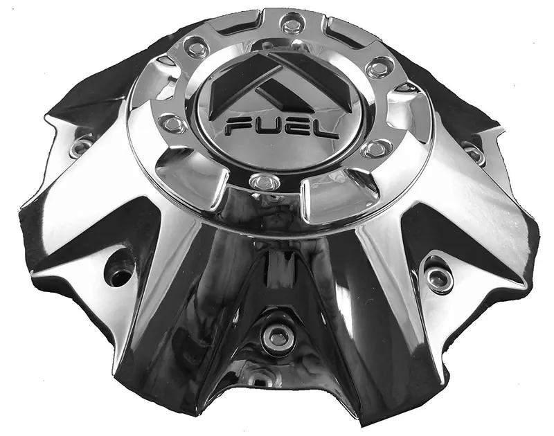 Fuel Wheels Chrome Custom Center Cap Set Of One (1) # 1001-63B 5-6 Lugger 1