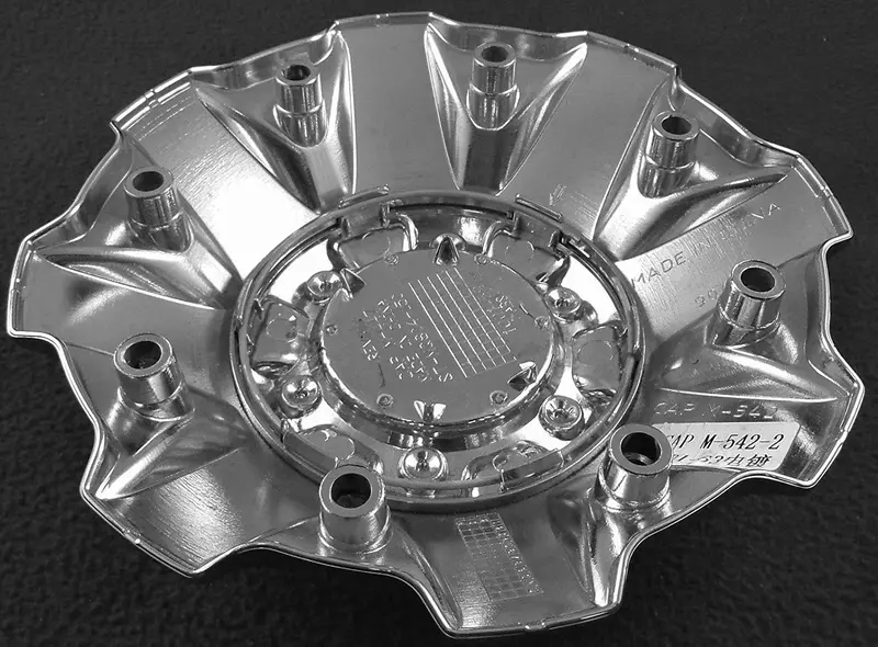 Fuel Wheels Chrome Custom Center Cap Set Of One (1) # 1001-63B 5-6 Lugger 2