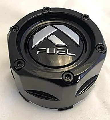 Fuel Wheels Gloss Black Center Cap Set Of Four (4) # 1003-45B 1