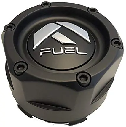 Fuel Wheels Matte Black Center Cap Set Of Two (2) # 1003-45Mb 1