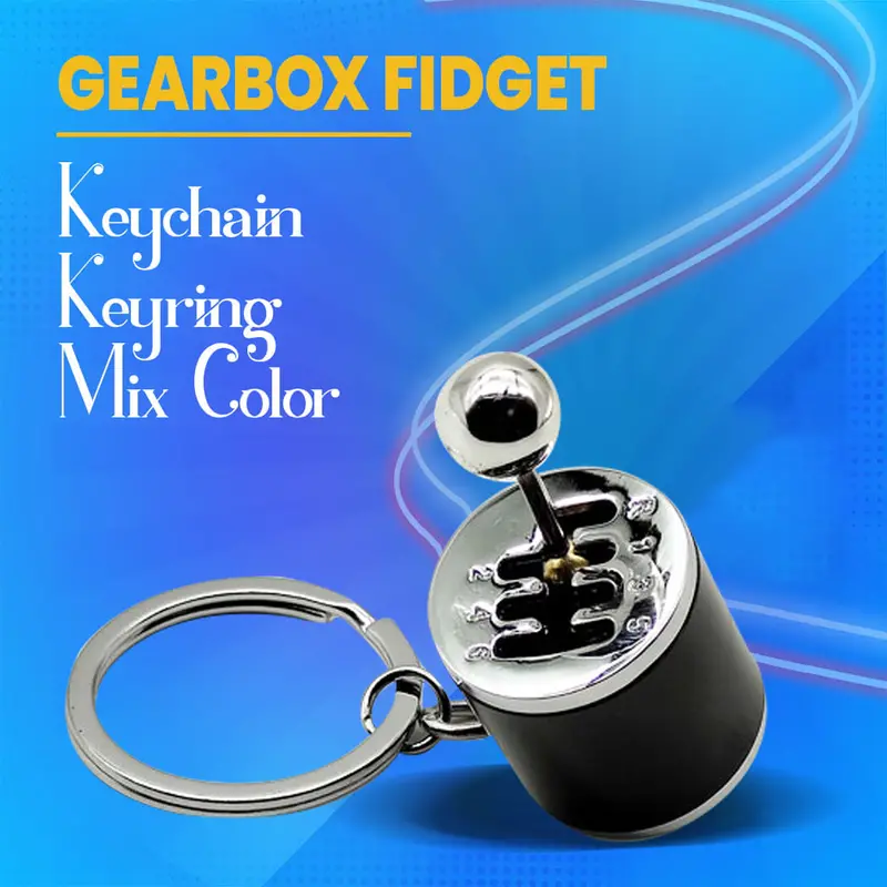 Gearbox Fidget Keychain Keyring - Mix Color 1