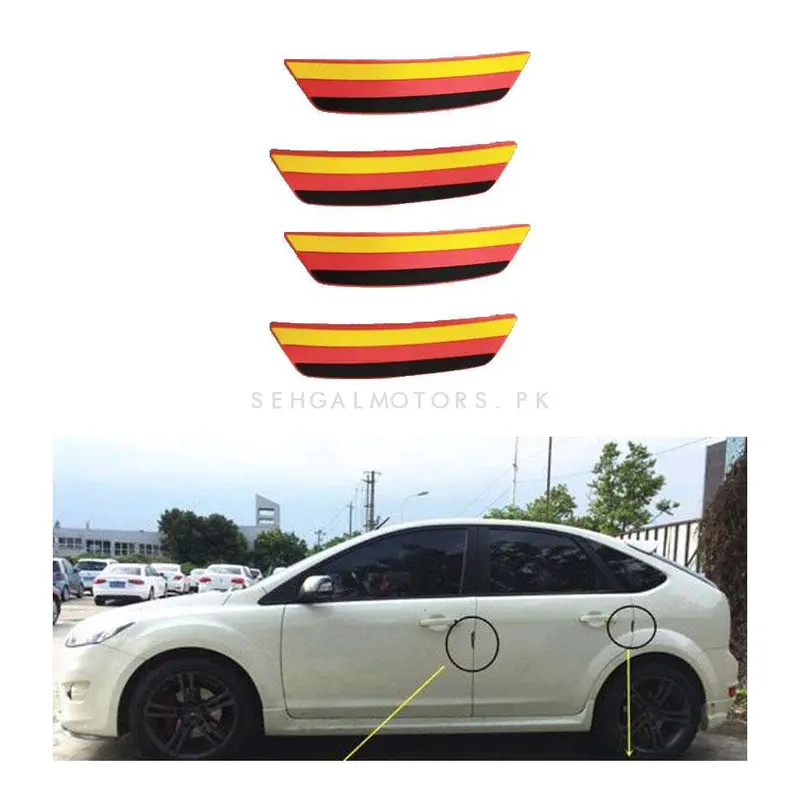 Germany Flag Door Guards Protectors - Edge Protection Anti-Scratch Buffer Strip 2