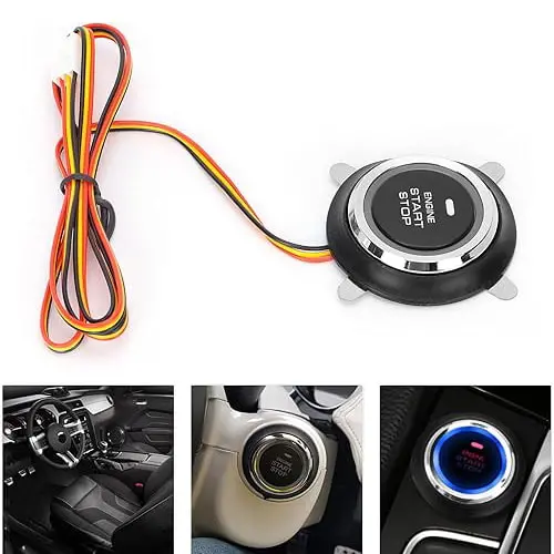Giordon Exad Smart Car Alarm With Remote Start Push Button 1
