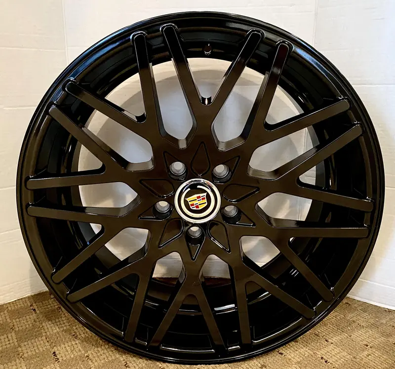 Gloss Black Stacked Ii 20" X 8.5" Set Of 4 Wheels 1