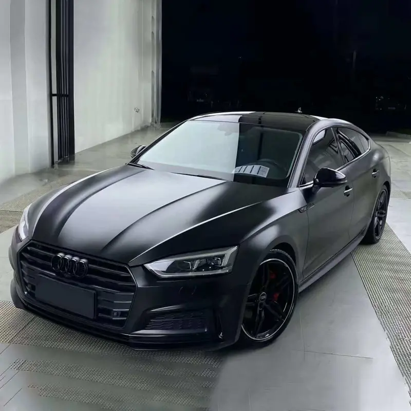 Glossy Panoramic Black Maximus Car Vinyl Wrap Film 2.5 Ft 2