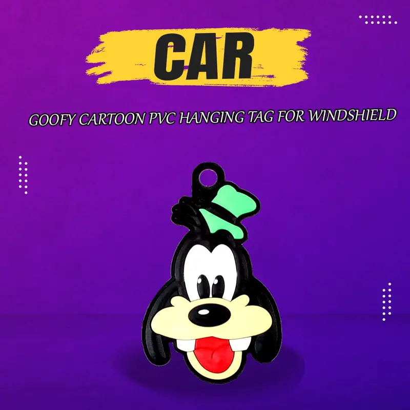 Goofy Cartoon Pvc Hanging Tag For Windshield 1