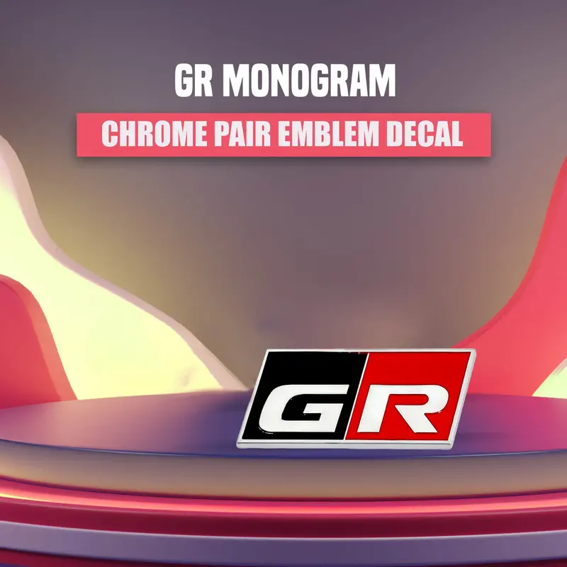 Gr Metal Logo Black Red Chrome Small 1