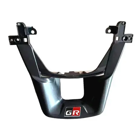 Gr Metal Steering Trim Logo Black Red - Mini 2