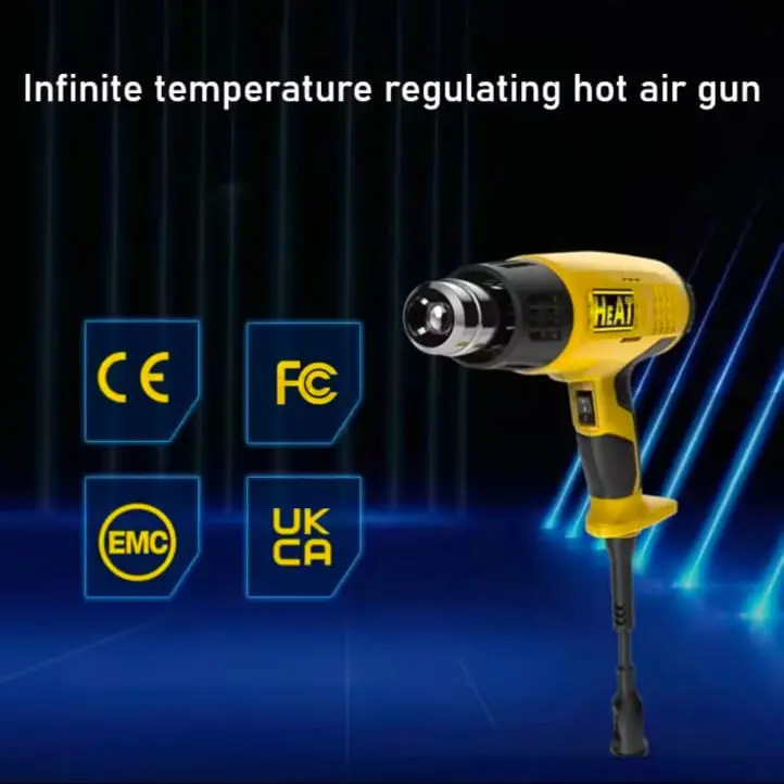 Grade Electric Heat Gun – Adjustable Temperature & Multipurpose 2