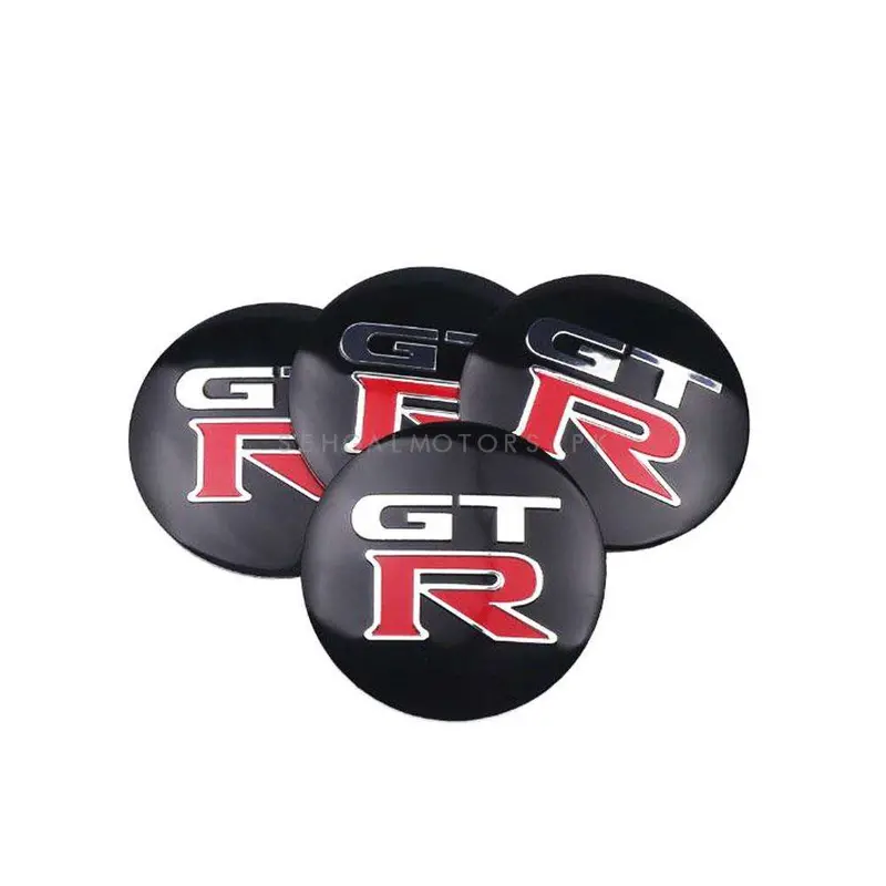 Gtr Wheel Cap Logo Center Hub Badge Sticker - 4 Pcs 2