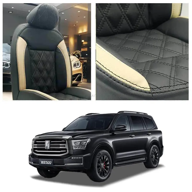 Gwm Tank 500 Diamond Cut Black Beige Seat Covers 2025 - 2027 1