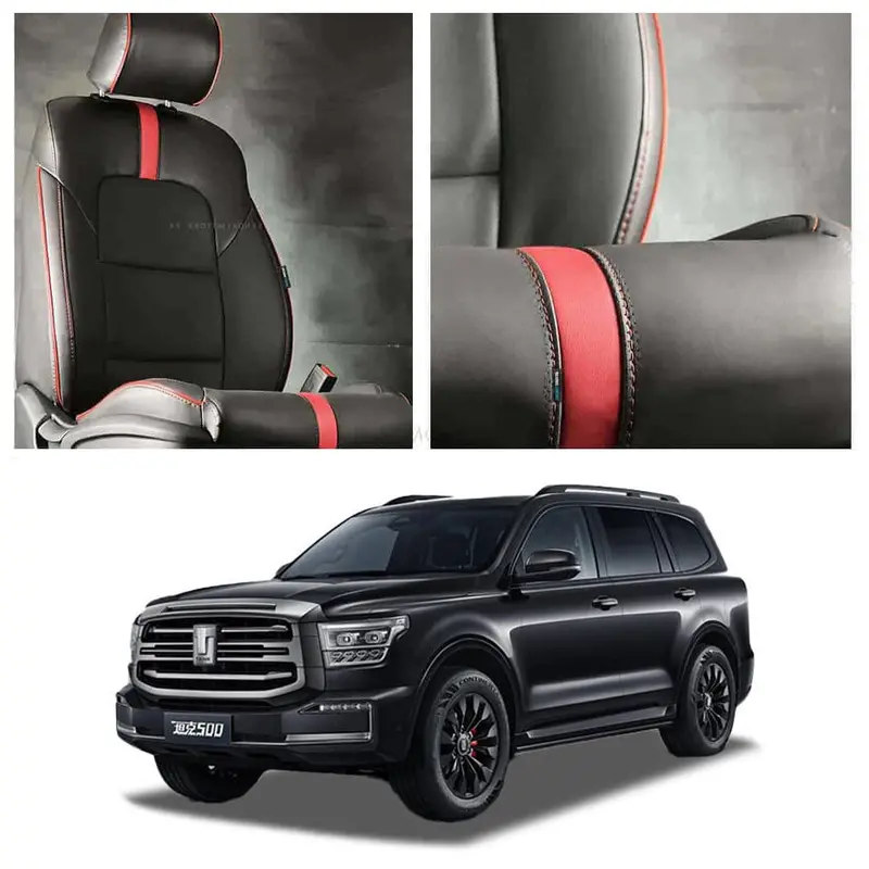 Gwm Tank 500 Type R Black Red Seat Covers 2025 - 2027 1