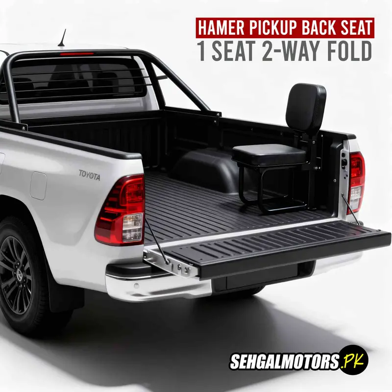 Hamer Pickup Back Seat (1 Seat 2-Way Fold) - Hilux Revo & Rocco | Isuzu D-Max | Byd Shark | Mg U9 | Gwm Cannon 1
