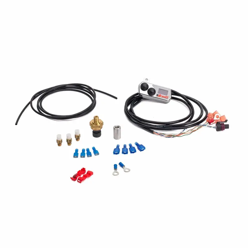 Handlebar-Mounted Push Button Controller W/Led Pressure Gauge (Chrome) (K-3115) 1