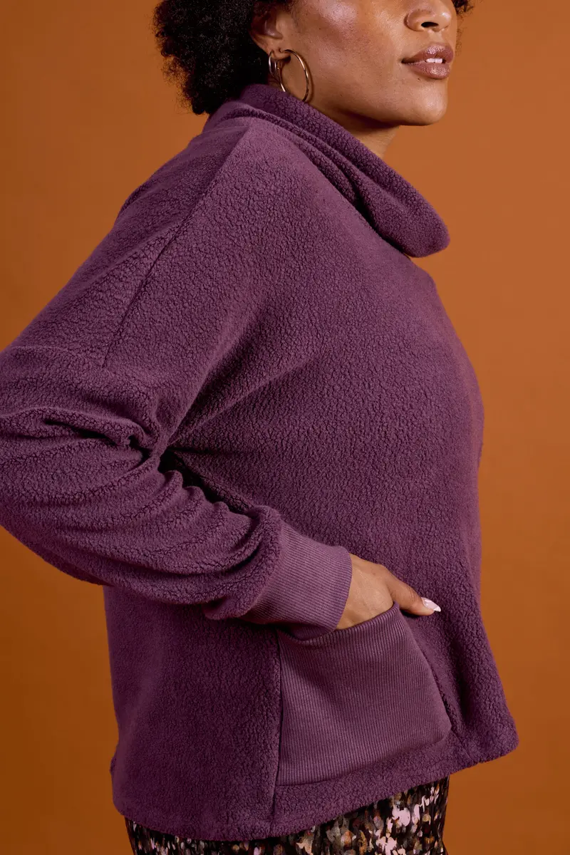Haut Sherpa Avec Poches - Figue 2