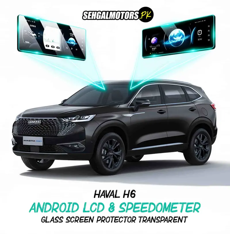 Haval H6 Android Lcd & Speedometer Glass Screen Protector 2021 - 2024 - Transparent 1