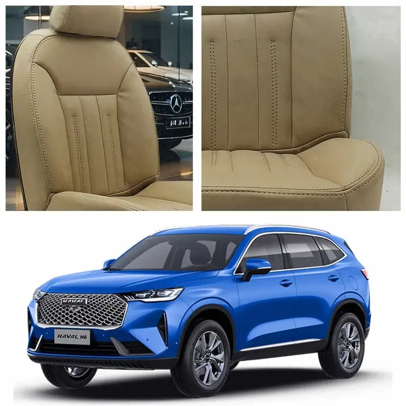 Haval H6 Audi Design Beige Seat Covers 2021 - 2024 1