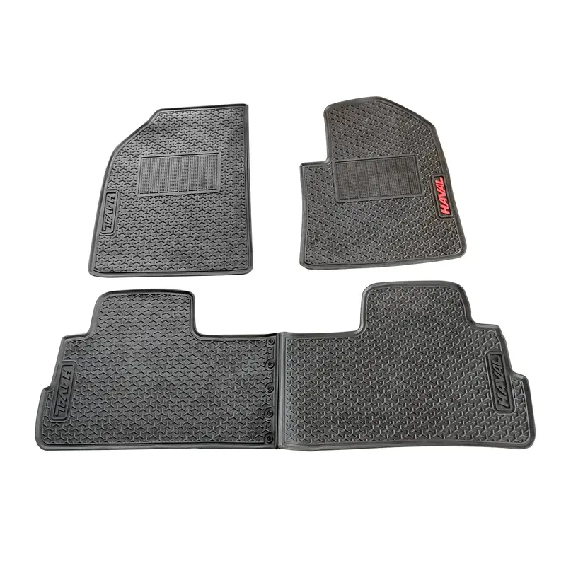 Haval H6 Custom Fit Pvc Rubber Floor Mat Black Mix Design 2021-2026 - - 3 Pcs 2