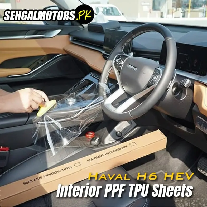 Haval H6 Hev Interior Ppf Tpu Sheets 1
