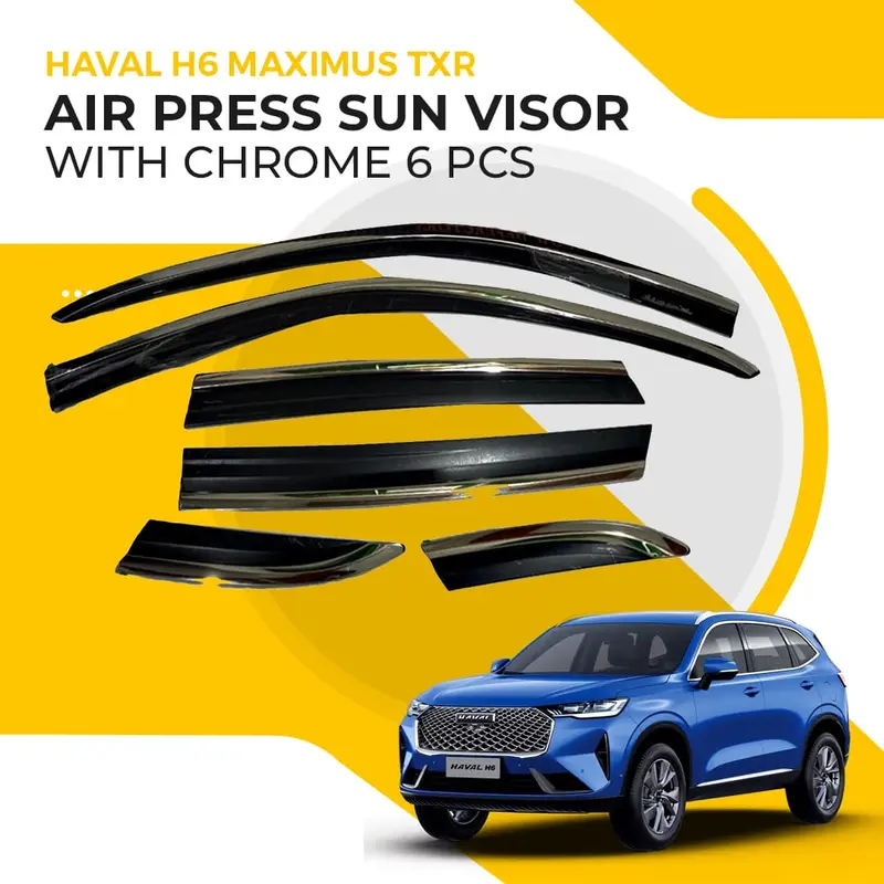 Haval H6 Maximus Txr Air Press Sun Visor With Chrome 6 Pcs 2021 - 2024 1