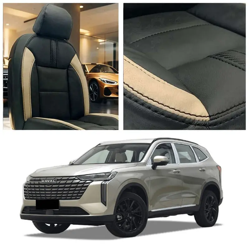 Haval H6 Phev Type R Black Beige Seat Covers 2025 - 2026 1