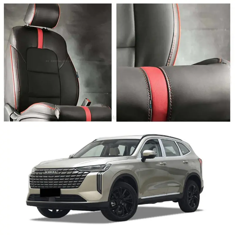 Haval H6 Phev Type R Black Red Seat Covers 2025 - 2026 1